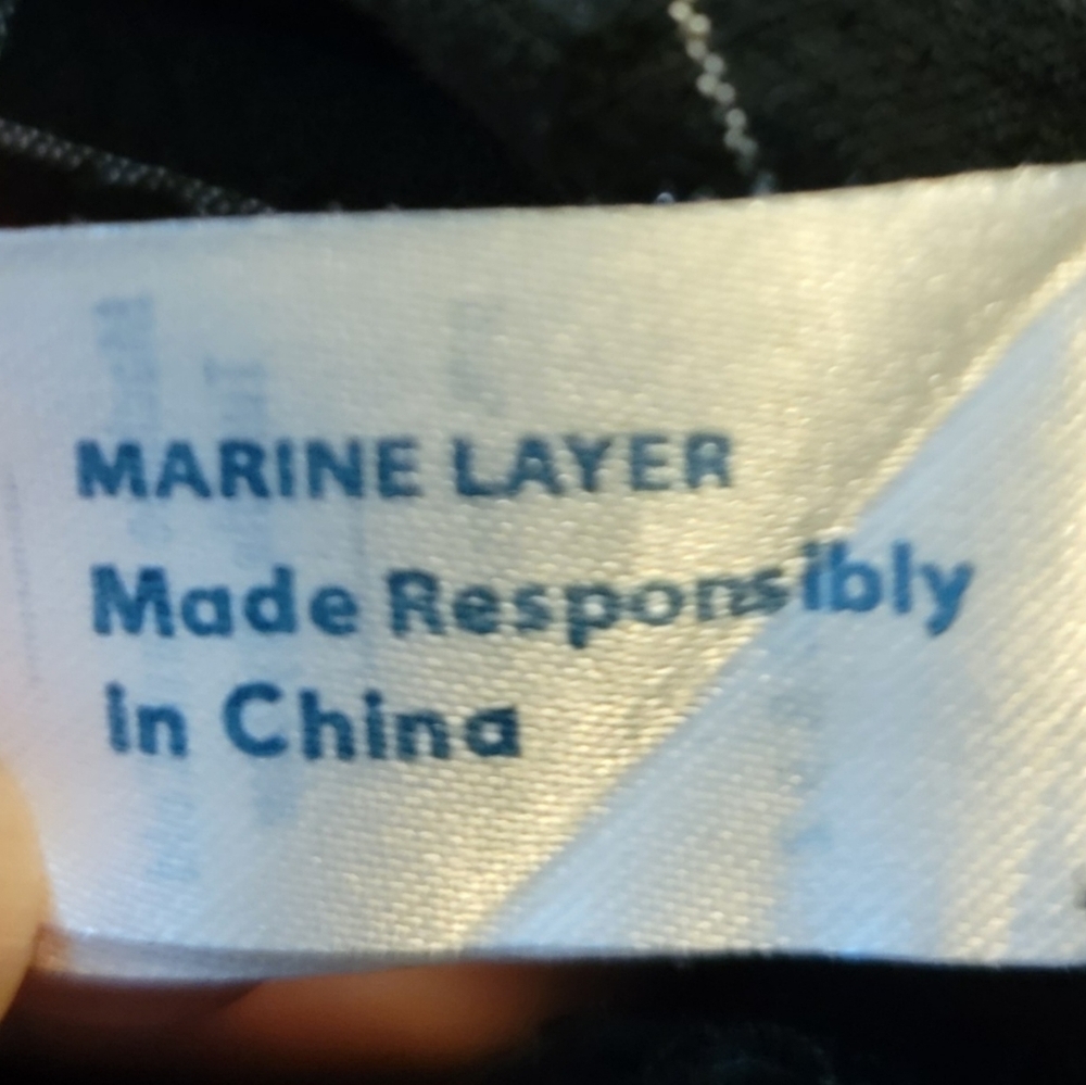Marine Layer Allison Pant XS Black Tencel Elastic Waist Minimalist Quiet Luxury - Picture 7 of 9